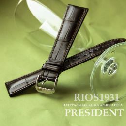 Ремешок Rios1931 President темно-коричневый